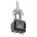 KNITTER-SWITCH MPA Series Miniature Push Button Switch Latching Panel Mount 6.2 mm Cutout SPDT IP67 250V AC MPA 106 D