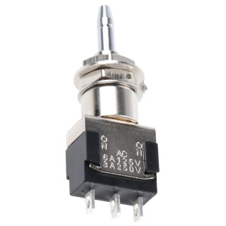 KNITTER-SWITCH MPA Series Miniature Push Button Switch Latching Panel Mount 6.2 mm Cutout SPDT IP67 250V AC MPA 106 D