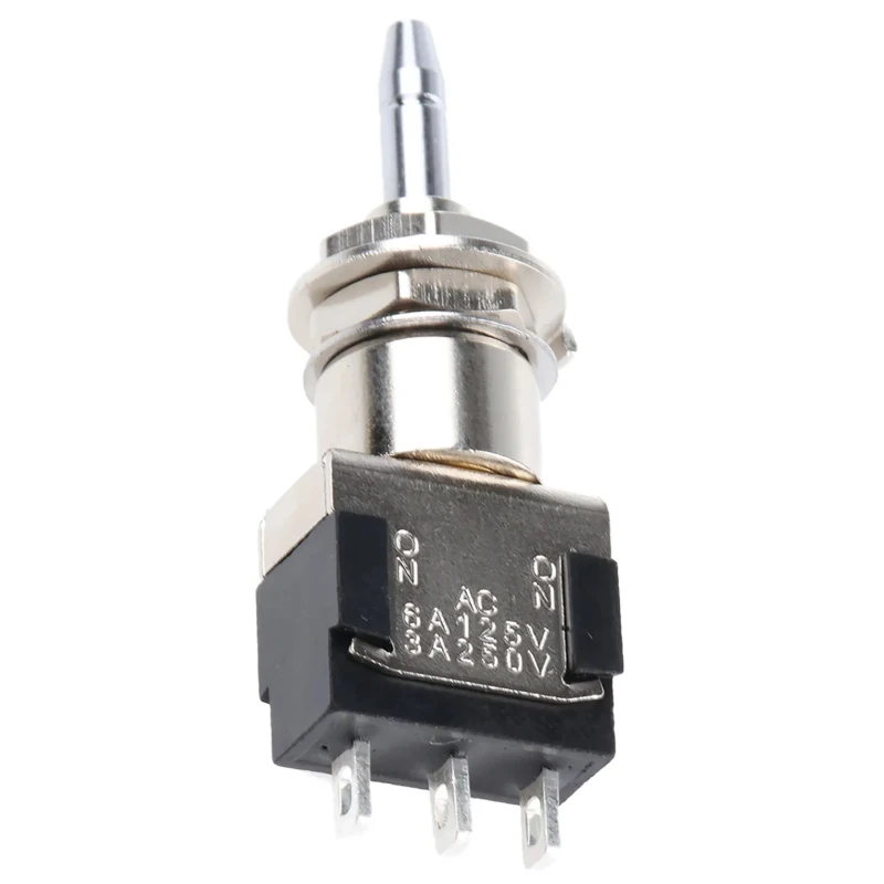 KNITTER-SWITCH MPA Series Miniature Push Button Switch Latching Panel Mount 6.2 mm Cutout SPDT IP67 250V AC MPA 106 D