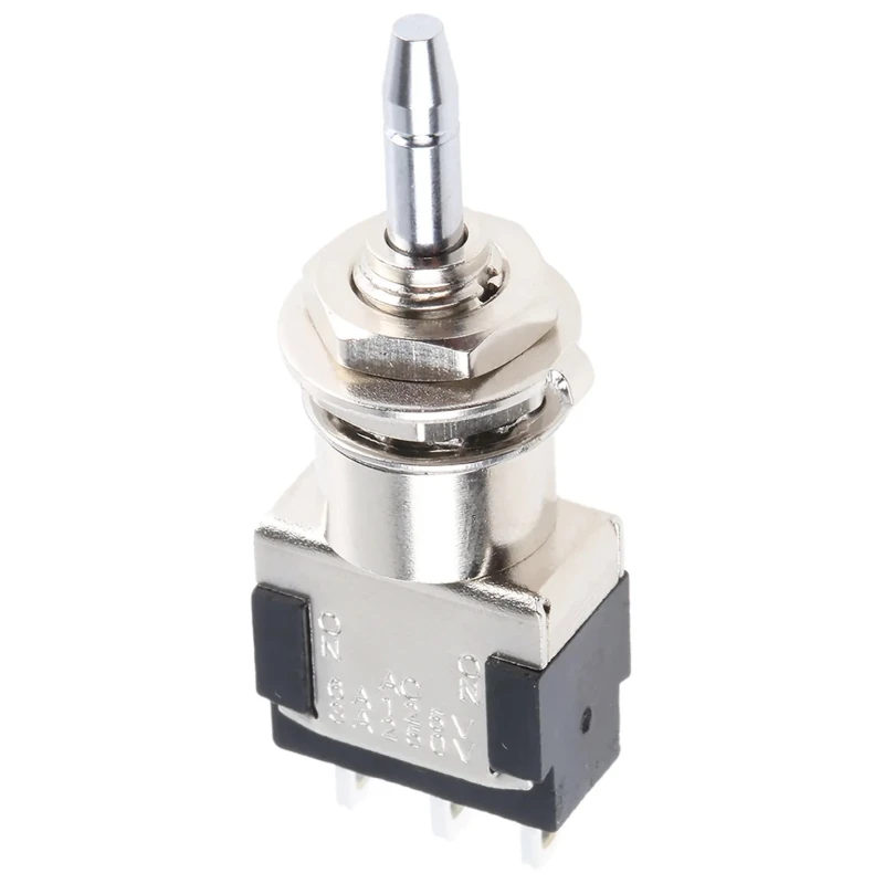 KNITTER-SWITCH MPA Series Miniature Push Button Switch Latching Panel Mount 6.2 mm Cutout SPDT IP67 250V AC MPA 106 D