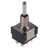 KNITTER-SWITCH Toggle Switch Panel Mount On-Off-On DPDT 4A Chrome Plated Actuator MTA 206 P
