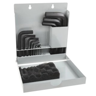 RS PRO 15 Piece L Metric Hex Key Set, Hex Size 0.7 to 17 mm, Nickel Chrome, Black Finish, ANSI & GGG-K275D Standards 199-5202