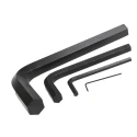 RS PRO 15 Piece L Metric Hex Key Set, Hex Size 0.7 to 17 mm, Nickel Chrome, Black Finish, ANSI & GGG-K275D Standards 199-5202