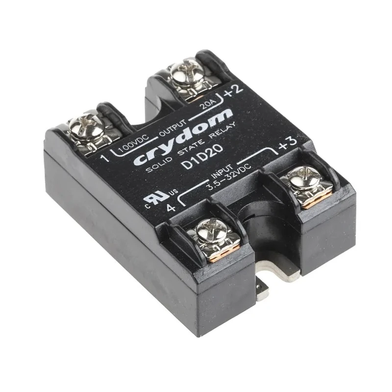 Crydom Solid State Relay Panel Mount 20 A Load 100 V Load 32V Control D1D20