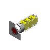 EAO 04 Series Green Momentary Push Button Head, 30.5 mm Cutout, IP65 0704.012.518.