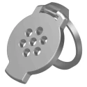 EAO Modular Switch Flip Guard for Use with Series 4 EUK-704.928.18