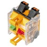 EAO 4 Series Modular Switch Contact Block 250V, 1 NO/1 NC, 6A Push-in Terminal 704.907.5