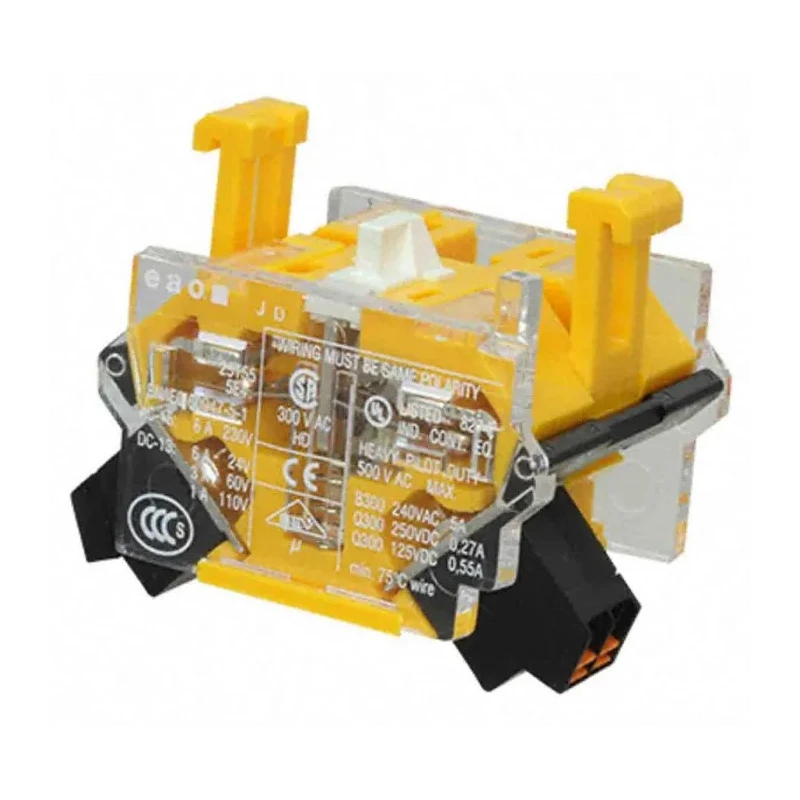 EAO Contact Block Modular Switch, 250V Voltage, 6A Current Rating, 1 NO Contact Configuration 704.907.1