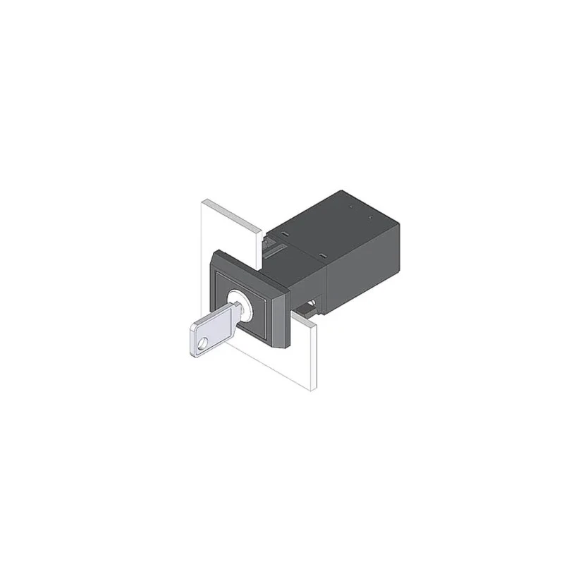 EAO IP65 Key Switch, SPDT, 10A 2-Way, Screw Terminal, Rectangular Bezel, Model 