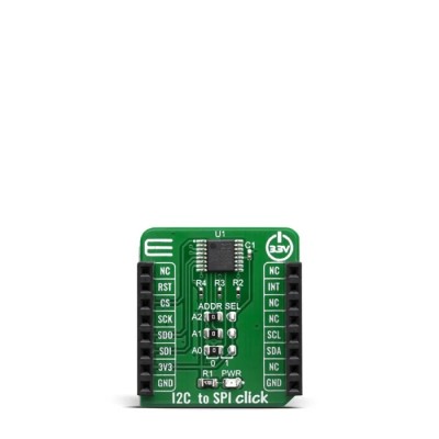 MikroElektronika Communication & Wireless Development Kit Interface Between SPI Bus and I2C Bus 400 kHz MIKROE-3743