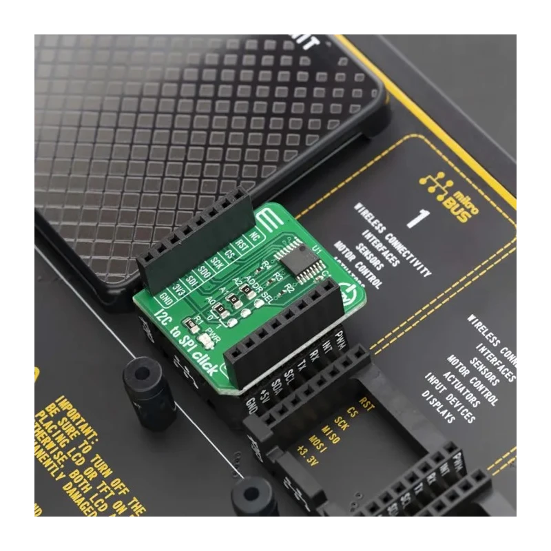 MikroElektronika Communication & Wireless Development Kit Interface Between SPI Bus and I2C Bus 400 kHz MIKROE-3743