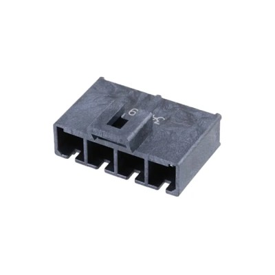 Molex 200241 Series Right Angle Through Hole PCB Header, 4 Contact, 5.7 mm Pitch, 1 Row, Shrouded 200241-4214
