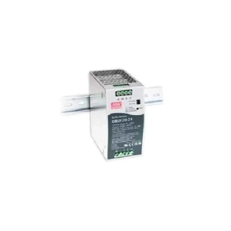 MEAN WELL 24V DC Input Buffer Module DIN Rail Mount 2A Current DBUF20-24