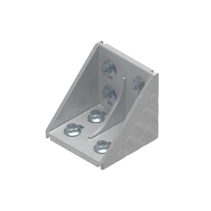 Bosch Rexroth M8 Mounting Bracket Connecting Component Strut Profile 100 x 100 mm Groove Size 10 mm 3842530361