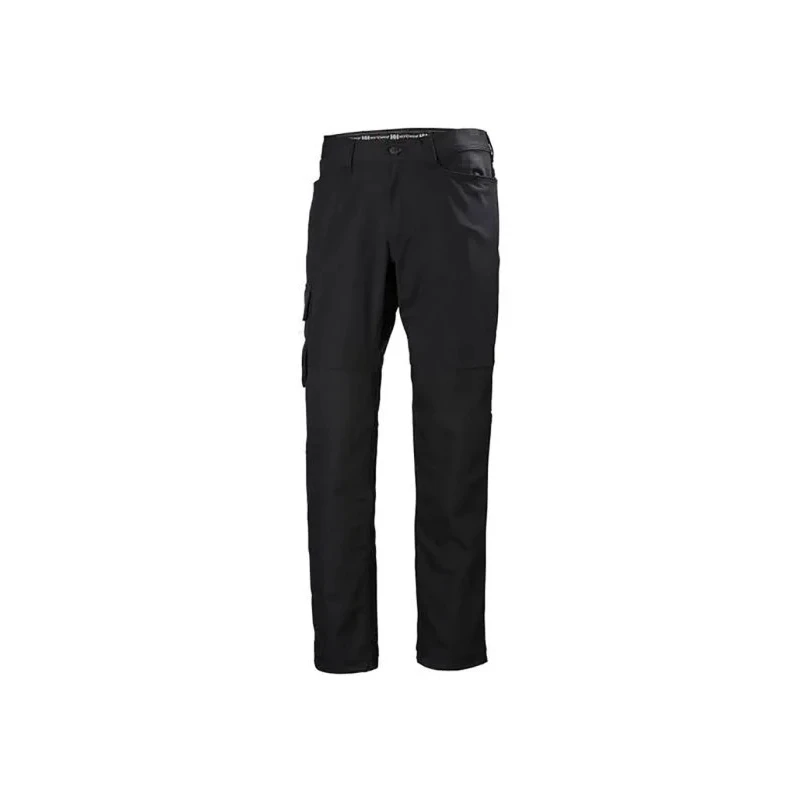 Helly Hansen Oxford Work Trouser Black 41 in Waist Cotton Polyester Lightweight Workwear 77460_990-C58