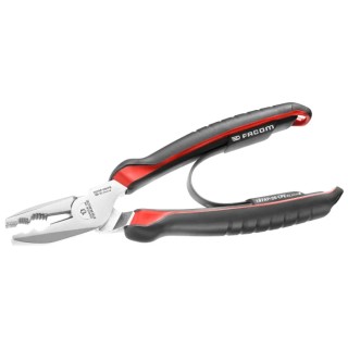 Facom 1-Piece Combination Plier Serrated, 205mm Overall, 7.5mm Jaw, ESD Safe 187AP.20CPEPF