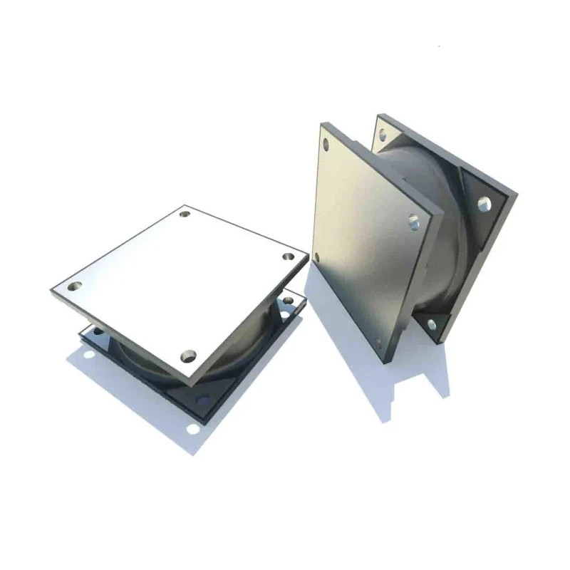 FIBET Square 11 mm Anti-Vibration Mount Sandwich with 1650 daN Compression Load, 150 mm Outside Diameter, 65 mm SW150KMG