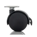 RS PRO Swivel Castor Wheel Nylon 50 mm Diameter 50 kg Load Capacity Swivel Rotation Ball Bearing Hub 201-2932