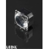 Ledil Square Silicone 1-Way LED Lens 40° Wide Angle Beam FCA15007_G2-ROSE-UV-SS