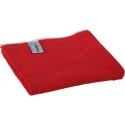 Vikan Basic Microfibre Cloth Red Microfibre Cloths for General Cleaning, Dry/Wet Use, Box of 5 Per Pack, 320 x 320 mm 691134