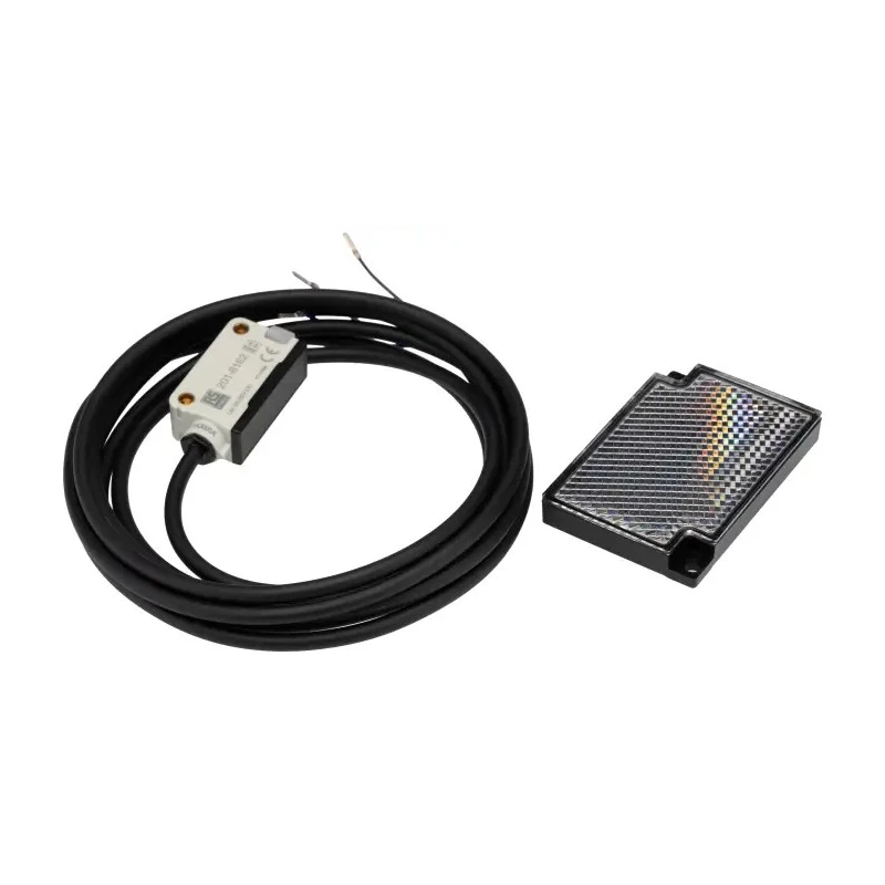 RS PRO Polarised Retro Reflection Photoelectric Sensor, Block Sensor, 3 m Detection Range, PNP NO/NC Output, IP Rating IP67