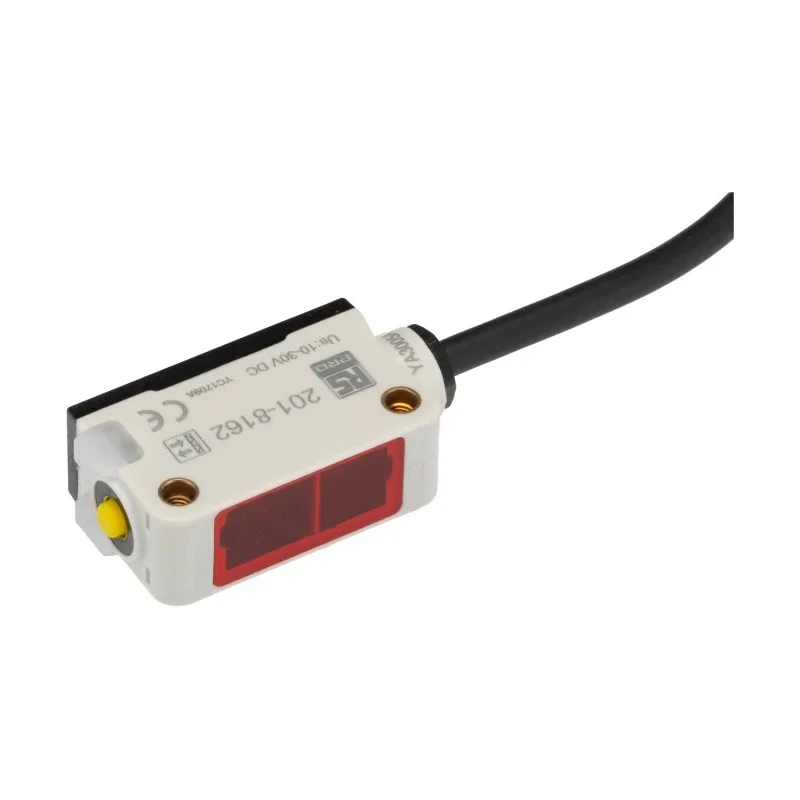 RS PRO Polarised Retro Reflection Photoelectric Sensor, Block Sensor, 3 m Detection Range, PNP NO/NC Output, IP Rating IP67
