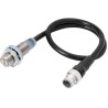 Omron Threaded Barrel Inductive Proximity Sensor M12 x 1, 30mm Length, NPN Output, 30 V dc, 200mA E2EW-X2C112-M1TJ 0.3M