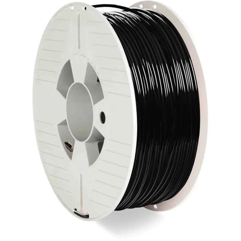 Verbatim 2.85 mm Black PLA 3D Printer Filament, 1 kg 55327