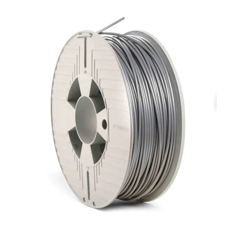 Verbatim 2.85 mm Silver PLA 3D Printer Filament 1 kg 55329