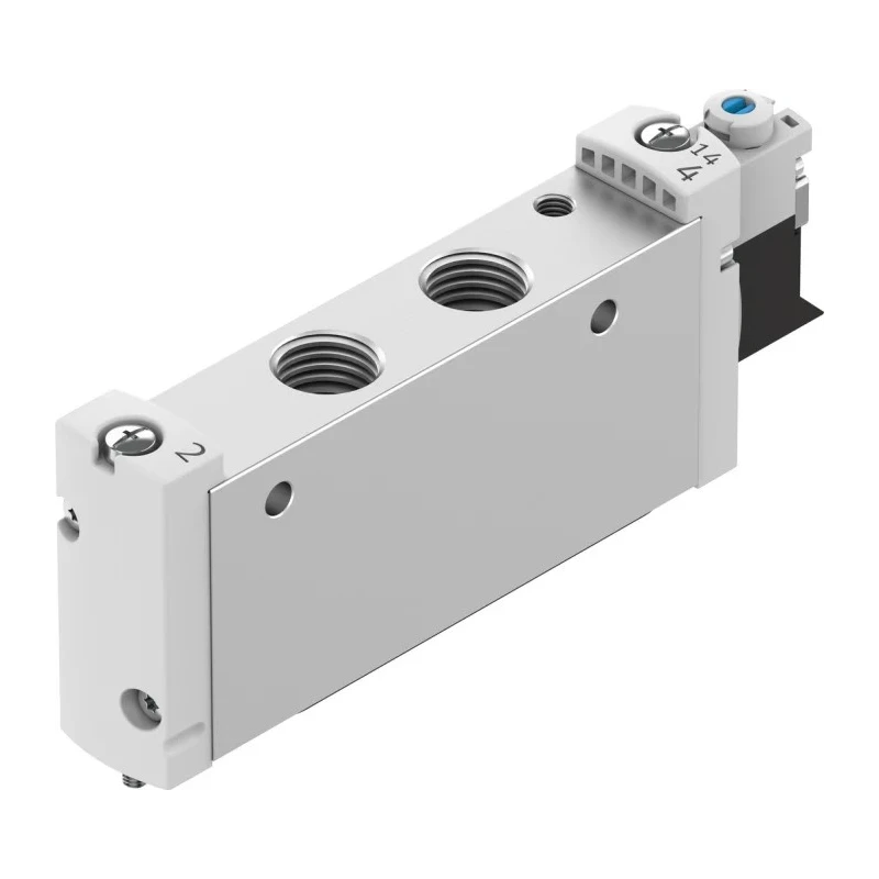 Festo Solenoid Valve 5/2 Monostable Electric Manifold Mount 24V DC 1300 L/min VUVG-L18-M52-RT-G14-1P3