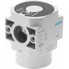 Festo Manual Pneumatic Manual Control Valve G 3/8, Aluminium Body, 16 bar Max Pressure HEL-D-MINI