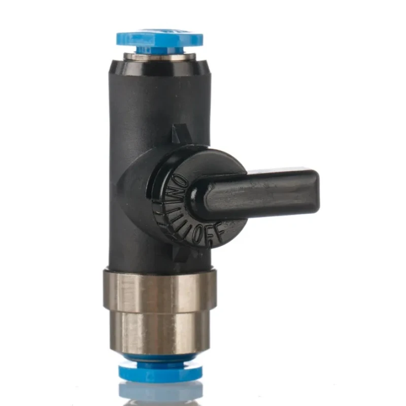 Festo Manual Pneumatic Manual Control Valve, Bistable 2/2 Function, Push-in 4 mm, 10 bar, 148 L/min QH-QS-4