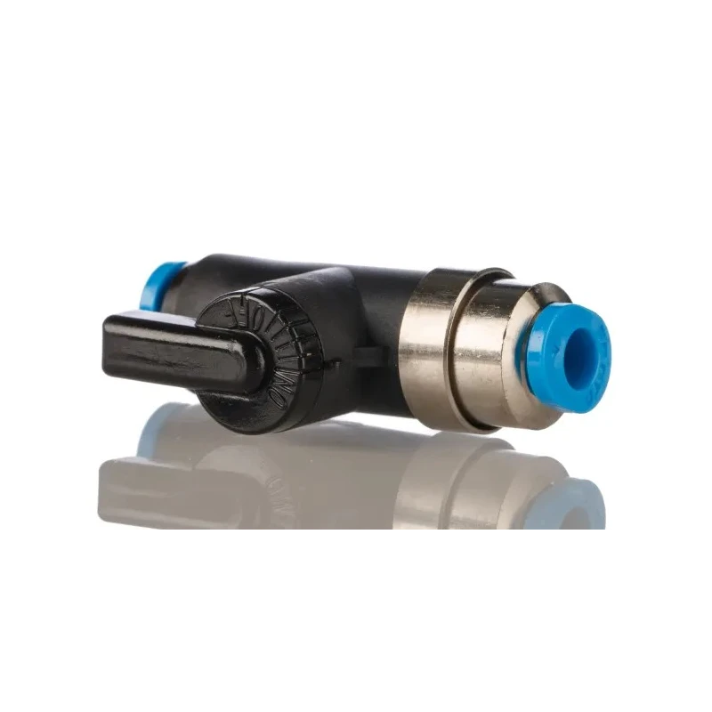 Festo Manual Pneumatic Manual Control Valve, Bistable 2/2 Function, Push-in 4 mm, 10 bar, 148 L/min QH-QS-4