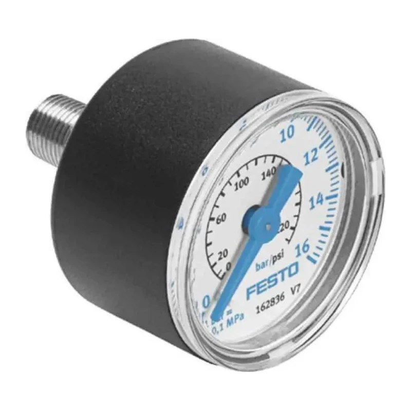 Festo 40 mm G 1/4 Threaded Pressure Gauge 16 bar MA-40-16-G1/4-EN