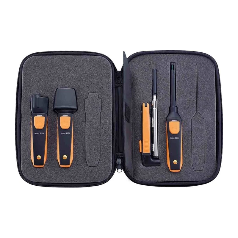 Testo Smart Probes VAC Kit Data Logging Probe with 60 °C Max Temperature, 50 °C Operating Temperature, 100 %RH 0563 0003 10