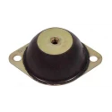 Trelleborg Round M10 Anti-Vibration Mount with 220 kg Compression Load, 10 mm Bore Diameter, 58 mm Outside 10-00103