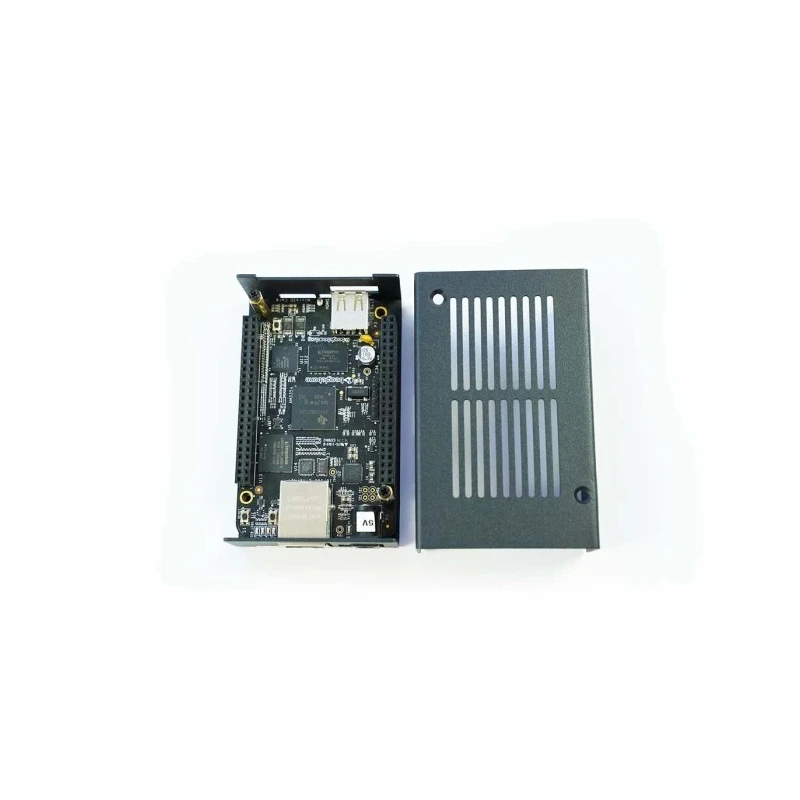 KKSB Development Board Case for BeagleBone Black and SanCloud, Steel Body, Black, 60mm x 92mm x 29mm 7350001160825