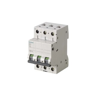 Siemens SENTRON 3-Pole Miniature Circuit Breaker 10A Type C 400V AC 72V DC 6kA Breaking Capacity 5SL6310-7