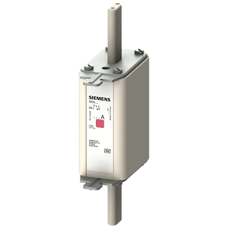 Siemens 160A Centred Tag Fuse NH1 500V ac HRC Blade Tag Type 3NA7136