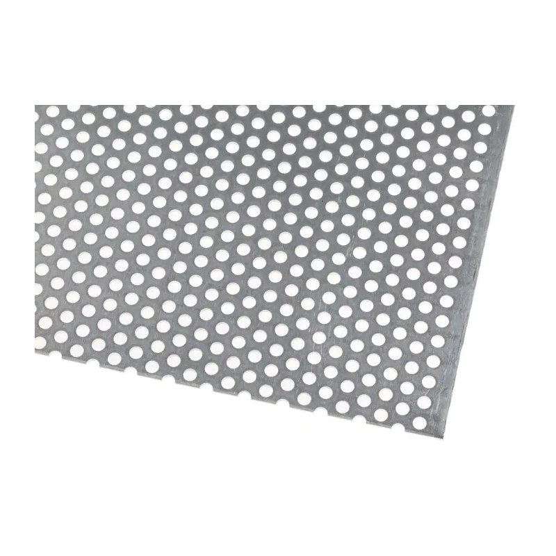 RS PRO Perforated Aluminium Metal Sheet 500 mm x 500 mm 1.2 mm Thickness 202-7906