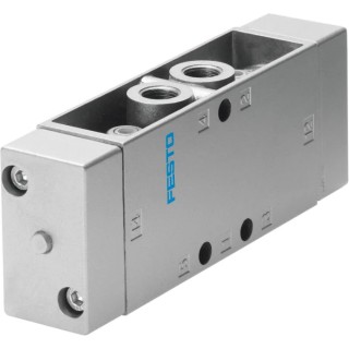 Festo Pneumatic Solenoid/Pilot-Operated Control Valve Pneumatic G JH Series 1/4 in Port Size 5/2 Bistable JH-5-1/4-EX