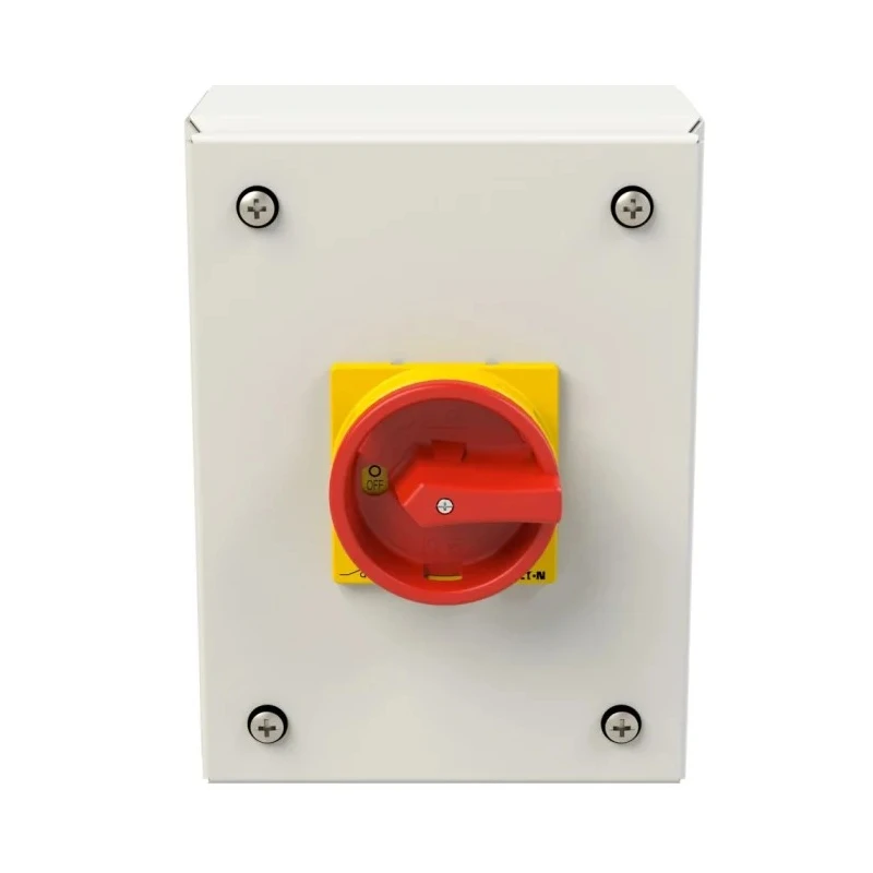 Eaton Enclosed Surface Mount 3-Pole Switch Disconnector 25 A 690V AC IEC/EN 60947-3 197346 P1-25/SE1/SVB