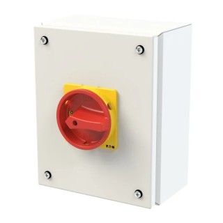 Eaton Enclosed Switch Disconnector 3-Pole 100A Surface Mount IP65 690V ac P3 Series 197370 P3-100/SE3/SVB
