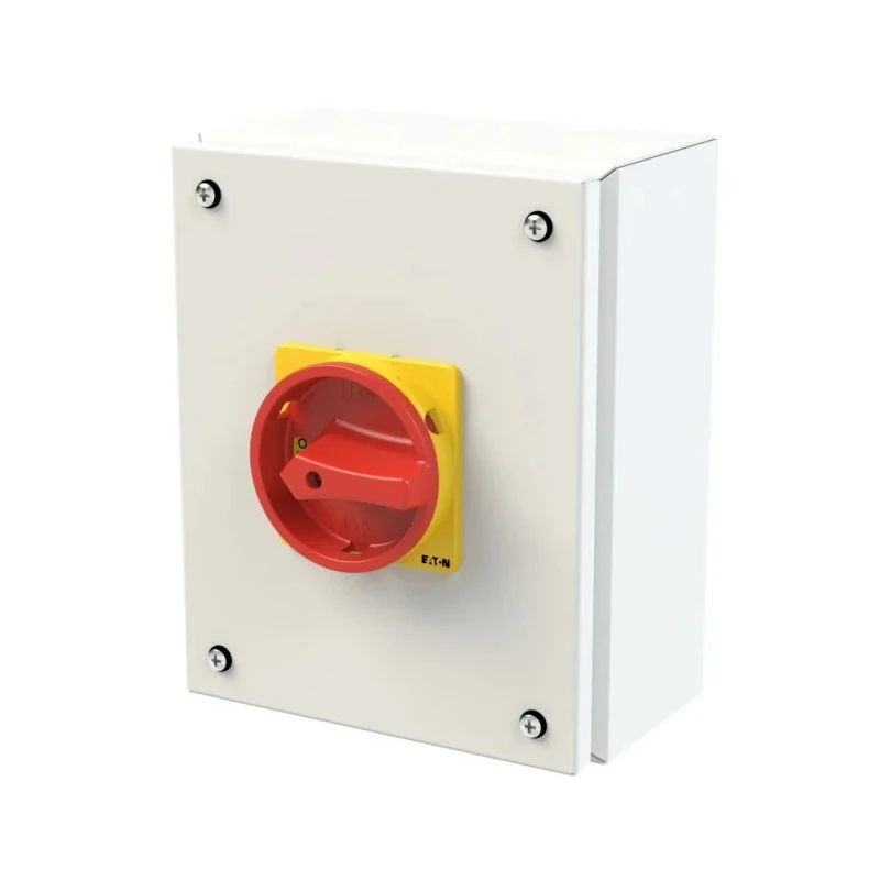 Eaton Enclosed Switch Disconnector 3-Pole 100A Surface Mount IP65 690V ac P3 Series 197370 P3-100/SE3/SVB