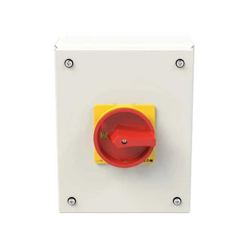 Eaton Enclosed Switch Disconnector 3-Pole 100A Surface Mount IP65 690V ac P3 Series 197370 P3-100/SE3/SVB