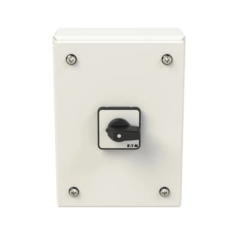 Eaton Switch Disconnector, 2-Pole, 20 A, Enclosed, Surface Mount, IP65, 690V AC, 5.5kW T0-1-102/SE1 197379 T0-1-102/SE1