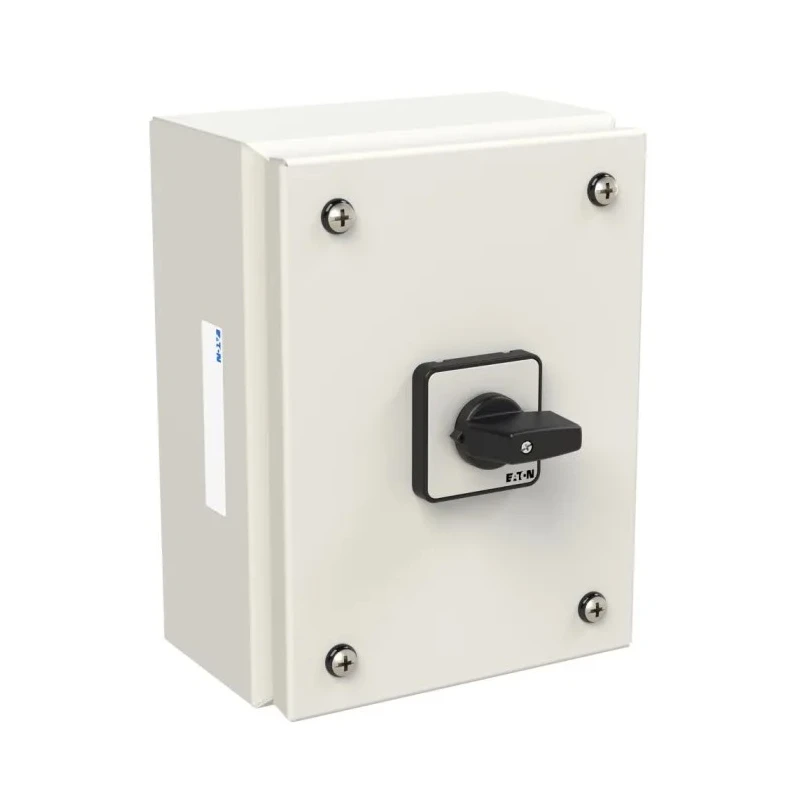 Eaton Switch Disconnector, 2-Pole, 20 A, Enclosed, Surface Mount, IP65, 690V AC, 5.5kW T0-1-102/SE1 197379 T0-1-102/SE1