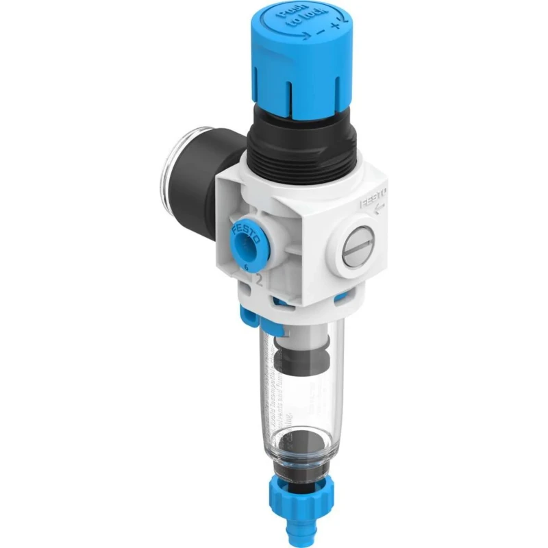 Festo Pneumatic Regulator MS2-LFR-QS6-D6-C-P-M-AR-BAR-B 2 in Inlet Connection 8 bar Max Operating Pressure Hungary