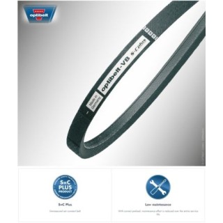 OPTIBELT Wedge Belt, belt section Z/10, 10 mm Width, 6 mm Height, 613 mm Outside Length, 575 mm Inside Length 10 X 575