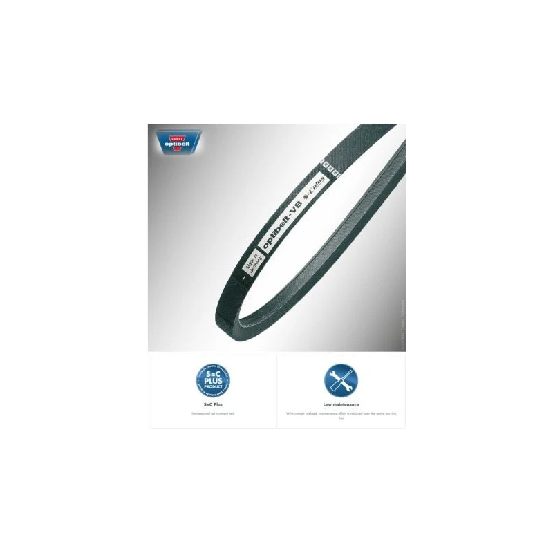 OPTIBELT Wedge Belt, belt section Z/10, 10 mm Width, 6 mm Height, 613 mm Outside Length, 575 mm Inside Length 10 X 575
